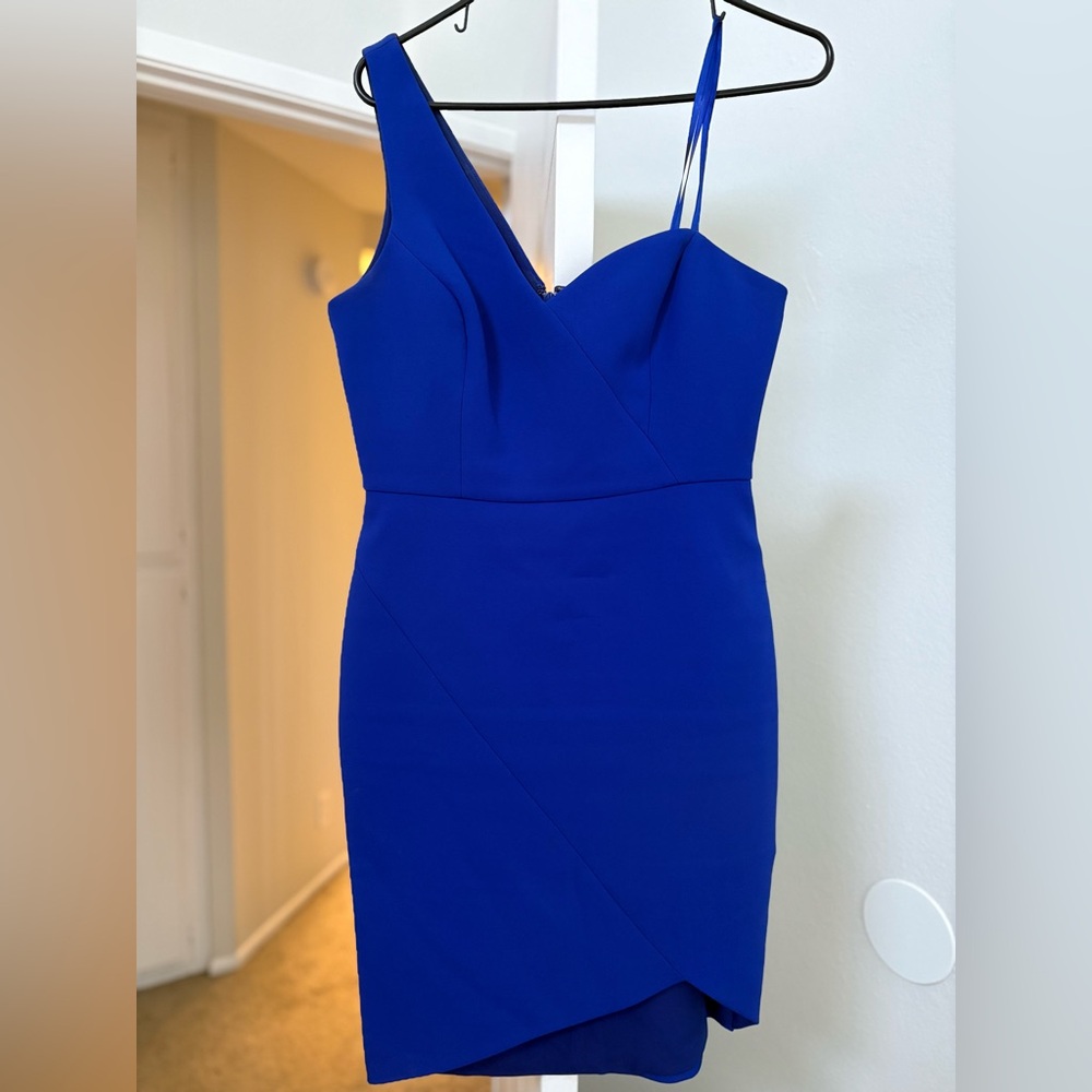 NWOT BCBG Blue Sleeveless Mini Dress Size 6